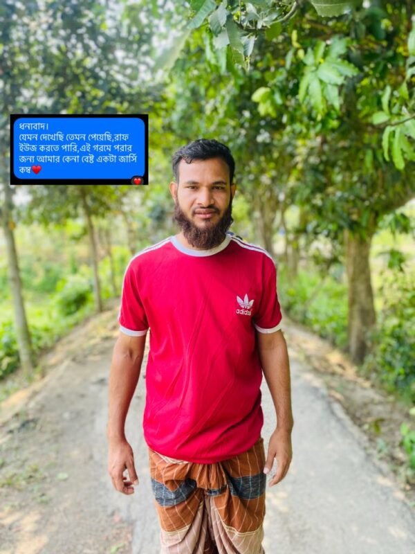 মেশ ফেব্রিক্স টি-শার্ট - Image 2